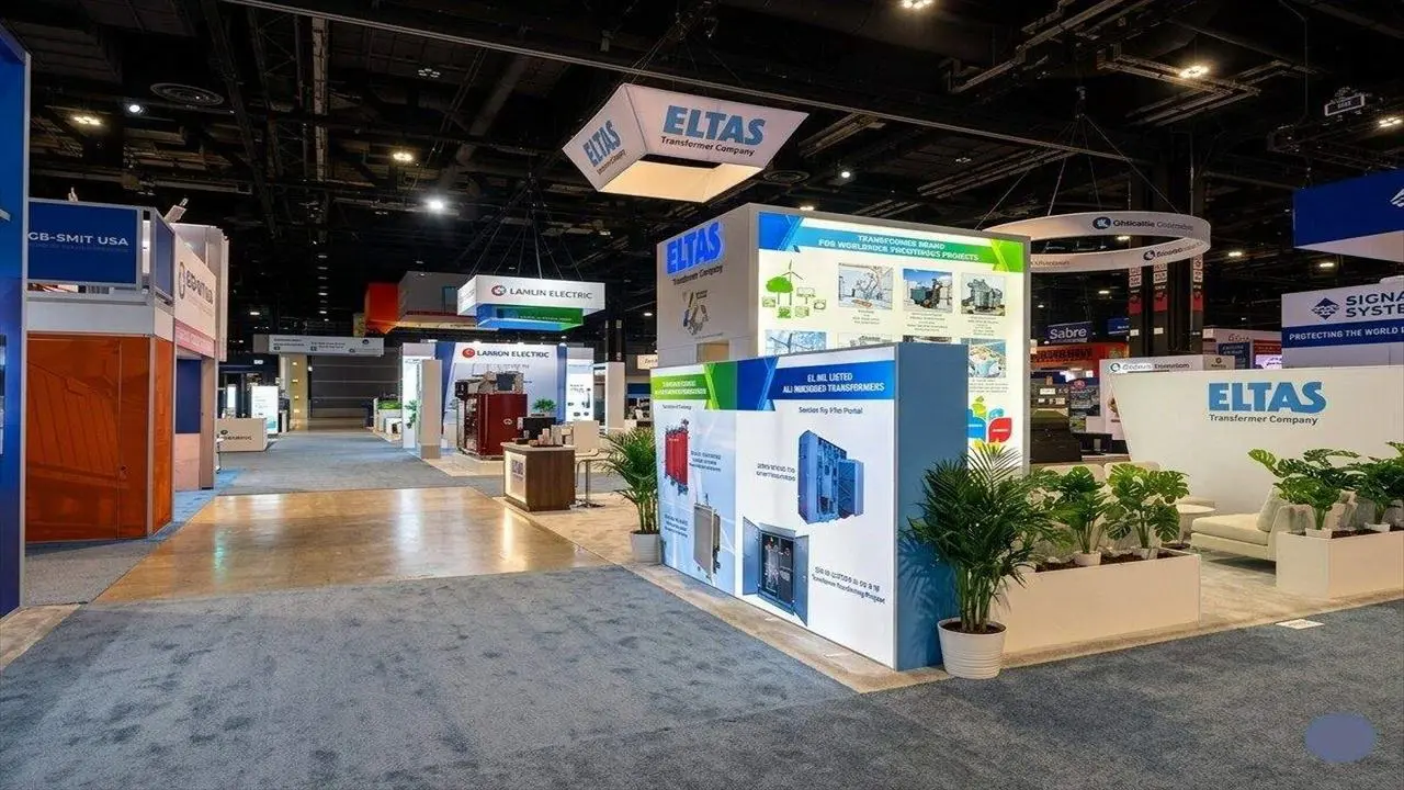 ELTAS exhibition stand — exterior view